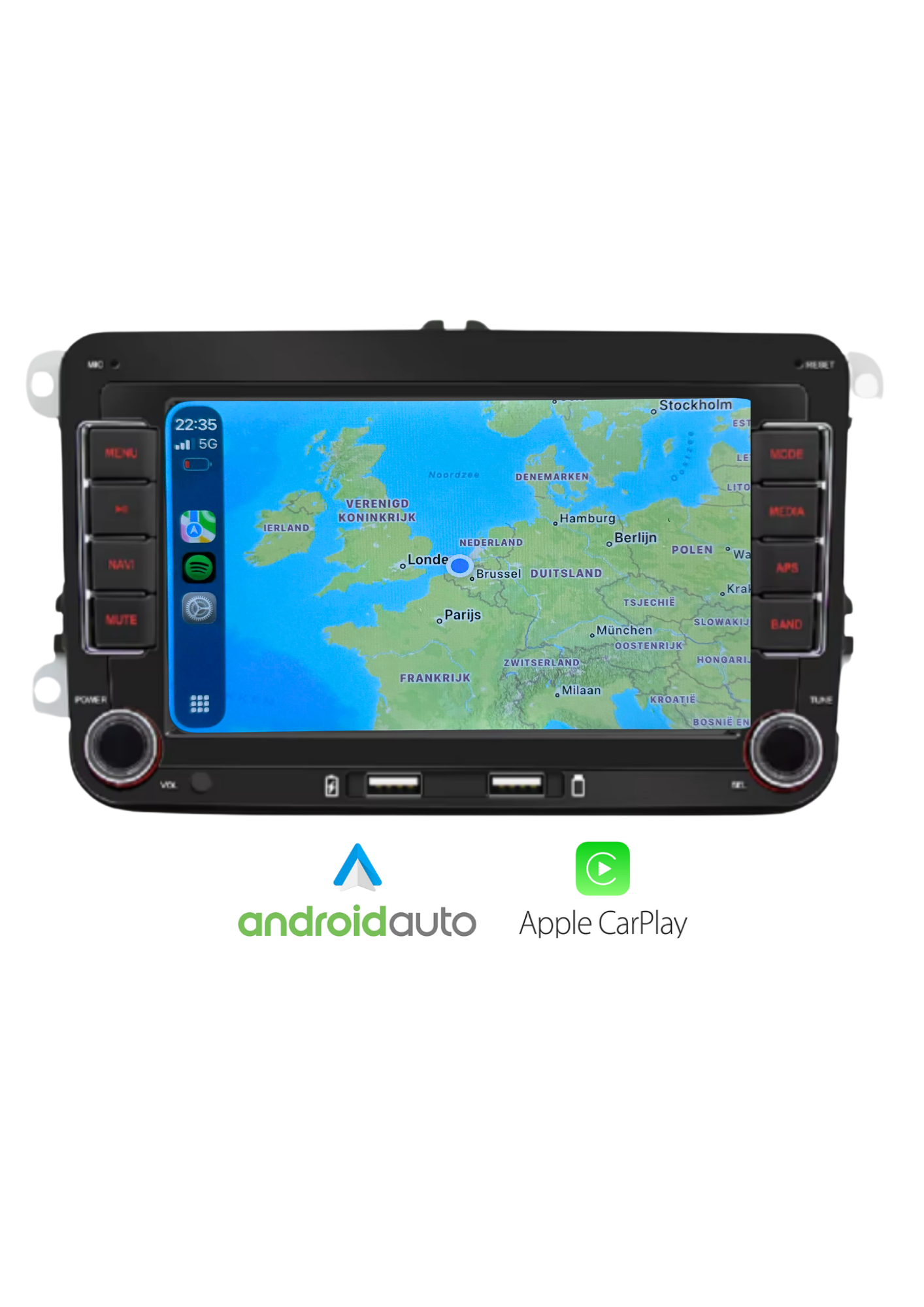 Skoda scherm | Carplay & Android auto draadloos | 64 GB