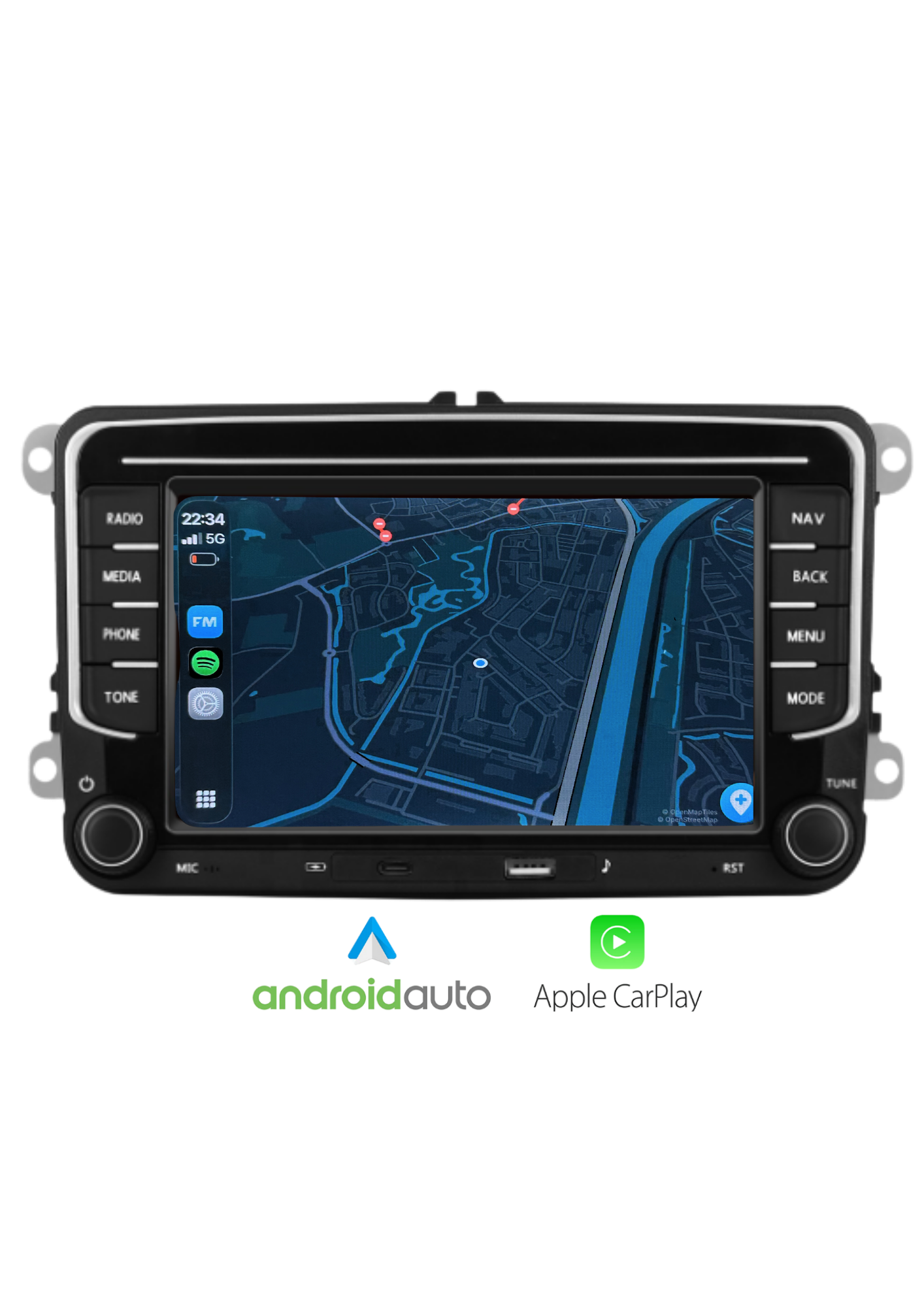 Skoda-Display (neues Modell) | CarPlay & Android Auto (drahtlos) | 64 GB