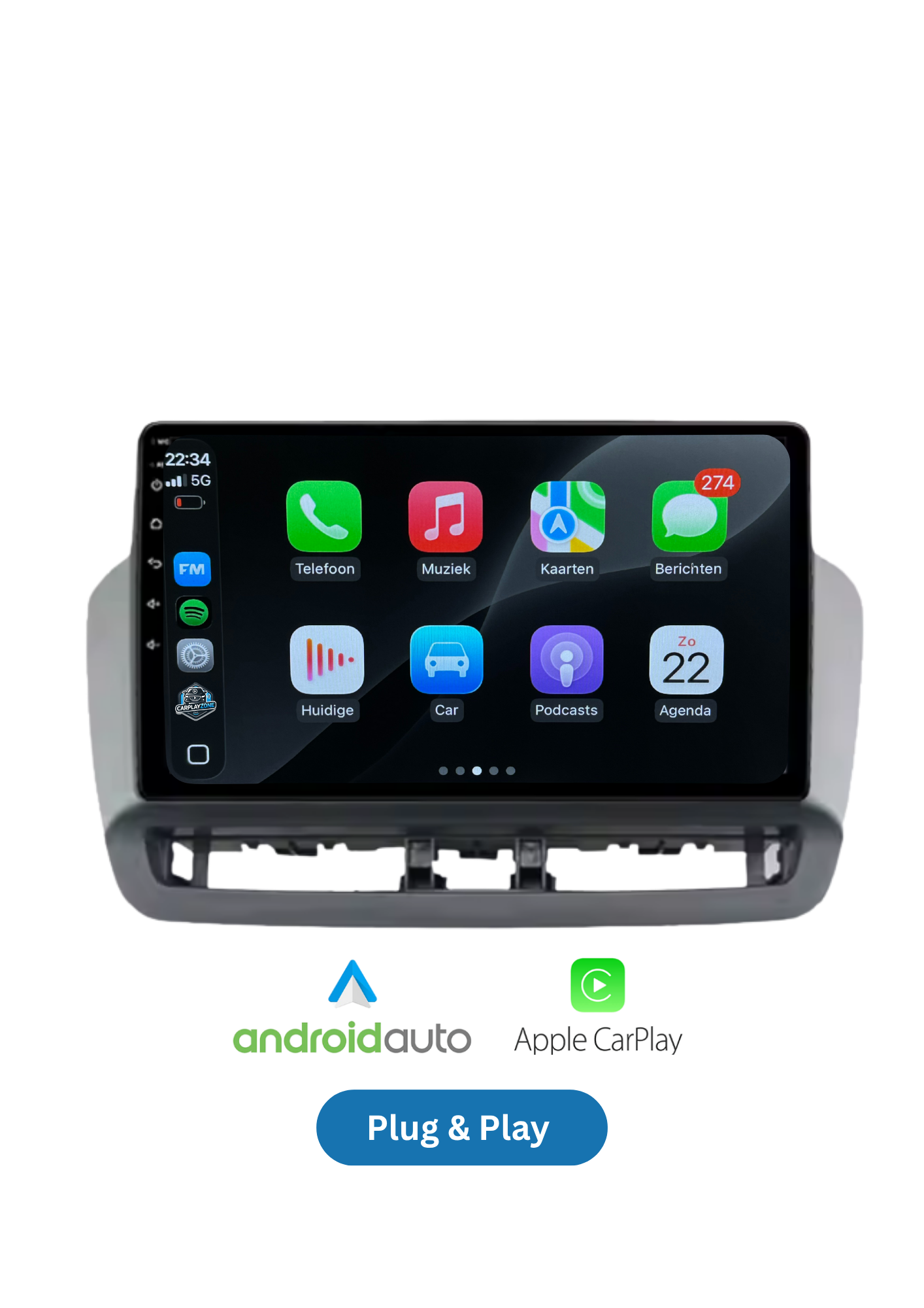 Seat Ibiza 9 Inch (Speciar bar) - CarPlay & Android auto - 64GB