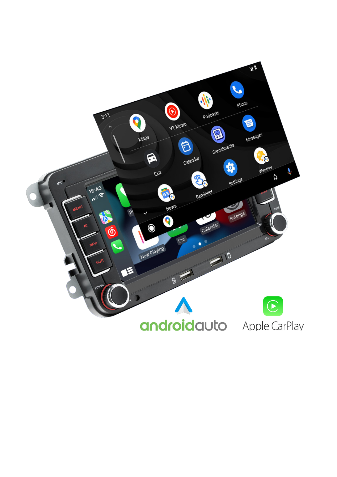 Volkswagen-Display | CarPlay & Android Auto (drahtlos) | 64 GB