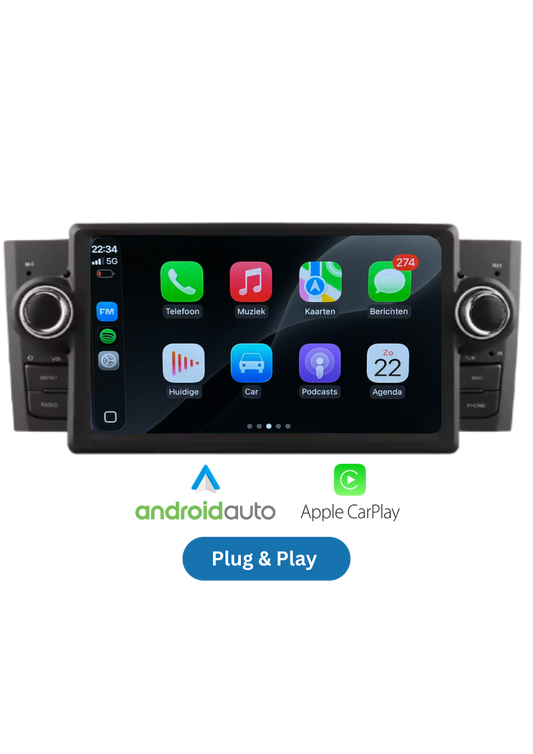 Fiat Punto | CarPlay & Android Auto | 2006–2015 | 64 GB