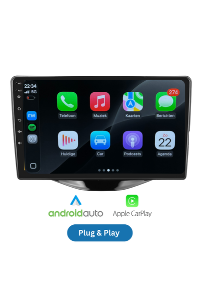 TToyota Aygo – Peugeot 108 – Citroën C1 – 2014–2020 | CarPlay & Android Auto | 64 GB