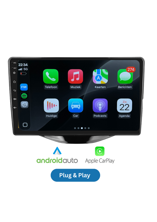 TToyota Aygo – Peugeot 108 – Citroën C1 – 2014–2020 | CarPlay & Android Auto | 64 GB