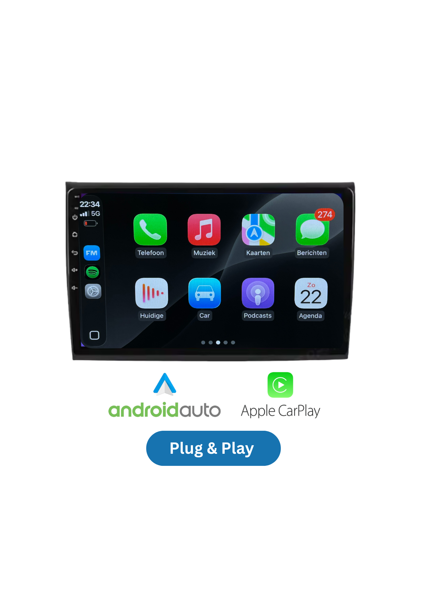 Fiat Bravo | CarPlay & Android Auto | 2007–2012 | 64 GB