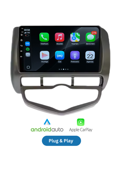 Honda Jazz | CarPlay & Android Auto | 2002–2007 | 64 GB