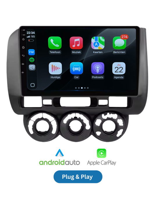 Honda Jazz | CarPlay & Android Auto | 2002–2007 | 64 GB