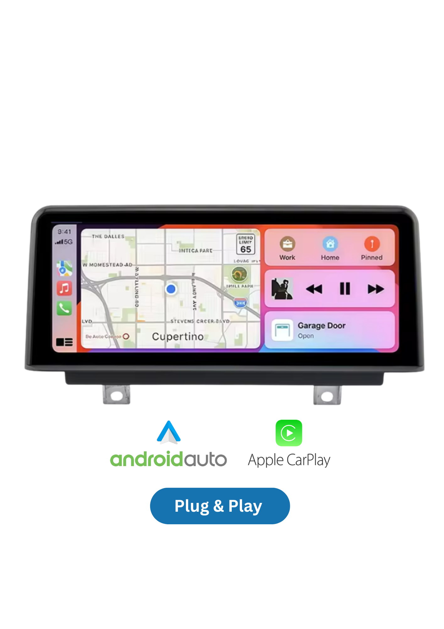 BMW 4er-Display | Drahtloses Apple CarPlay & Android Auto