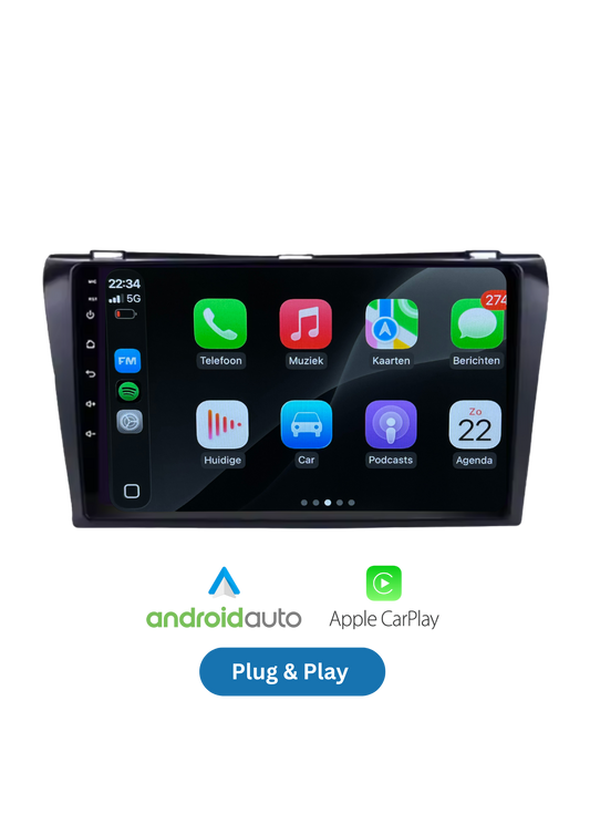 Mazda 3 | CarPlay & Android Auto | 2004–2009 | 64 GB