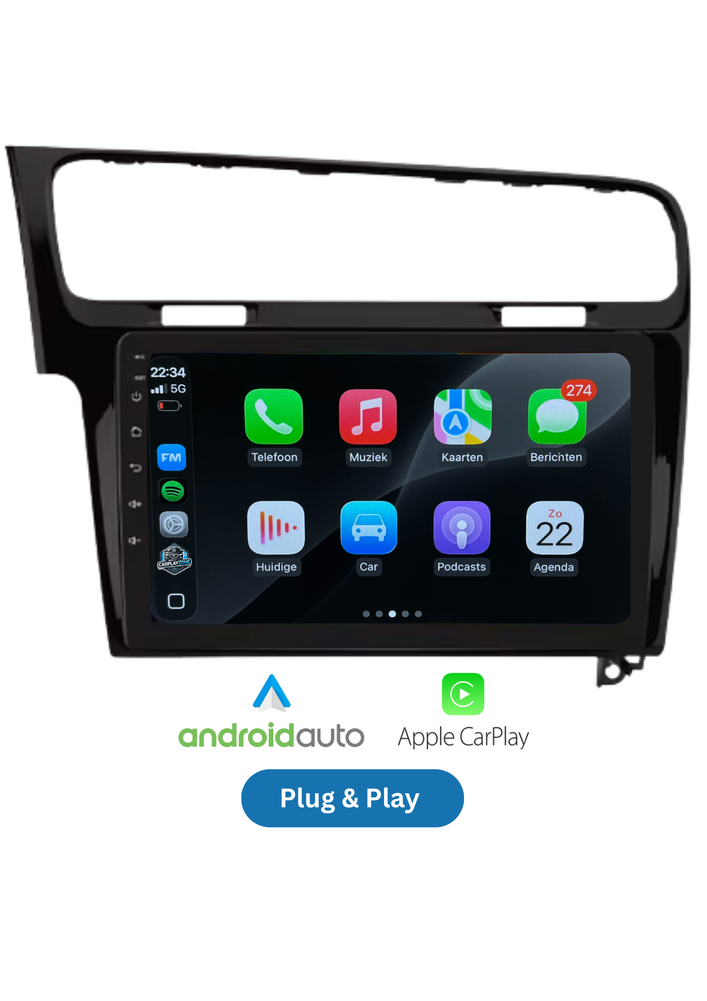 Volkswagen Golf 7 CarPlay | CarPlay & Android auto | 64GB