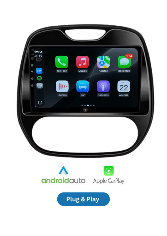 Renault Captur | CarPlay & Android Auto | 2013–2020 | 64 GB