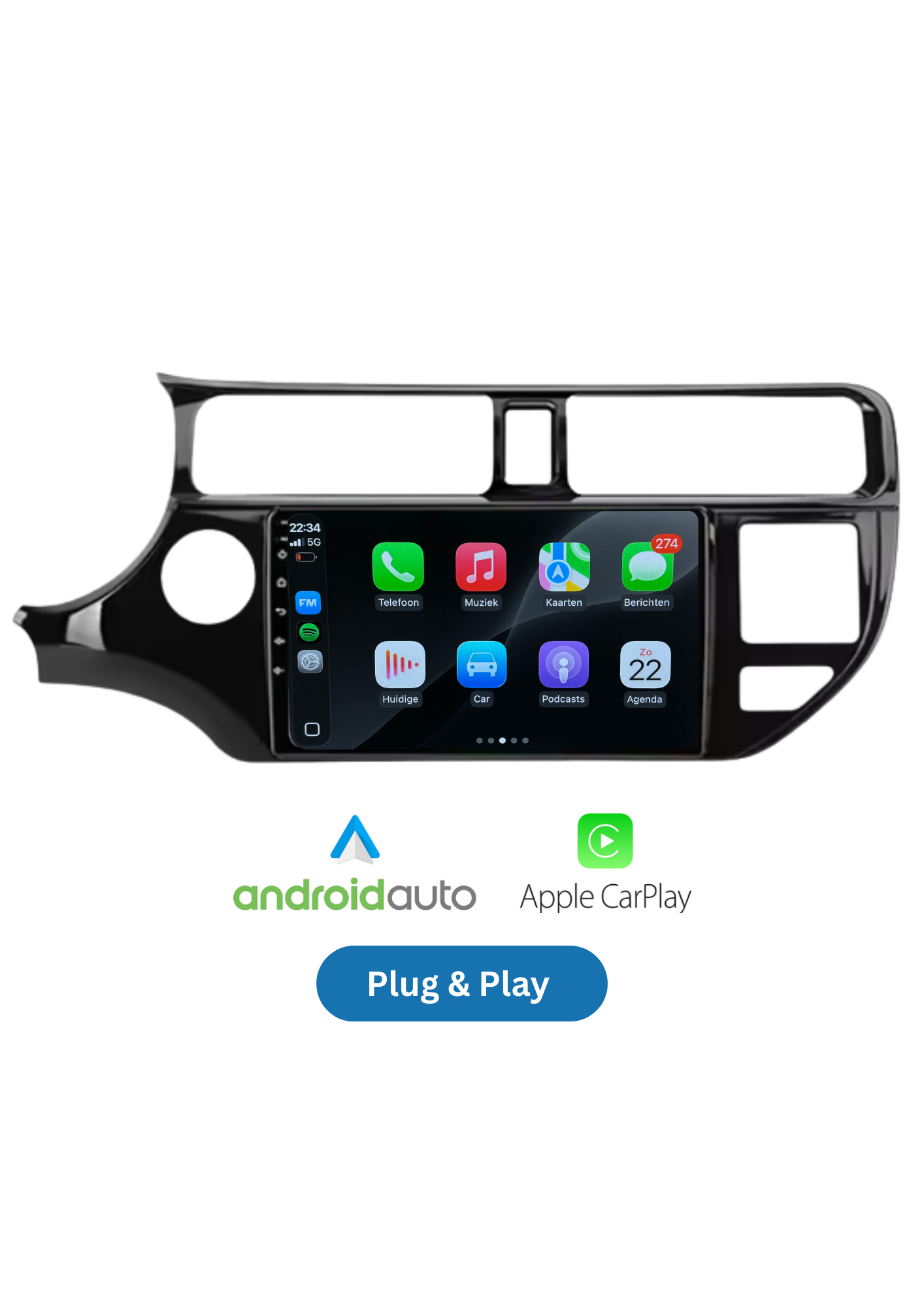 KIA Rio | CarPlay & Android Auto | 2011–2017 | 64 GB