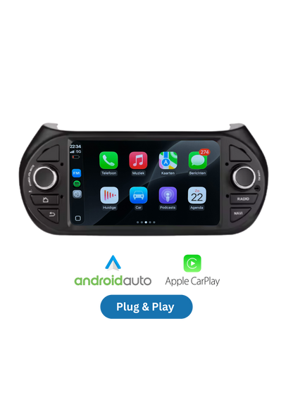 Citroën Nemo | Fiat Fiorino | Peugeot Bipper | CarPlay & Android Auto | 2008–2017