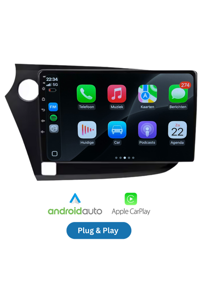 Honda Insight | CarPlay & Android Auto | 2009–2014 | 64 GB