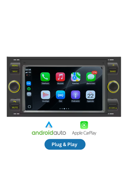 Ford Transit – C-Max – Focus | CarPlay & Android Auto | 64 GB