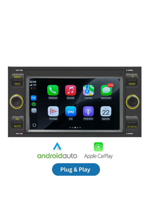 Ford Transit – C-Max – Focus | CarPlay & Android Auto | 64 GB
