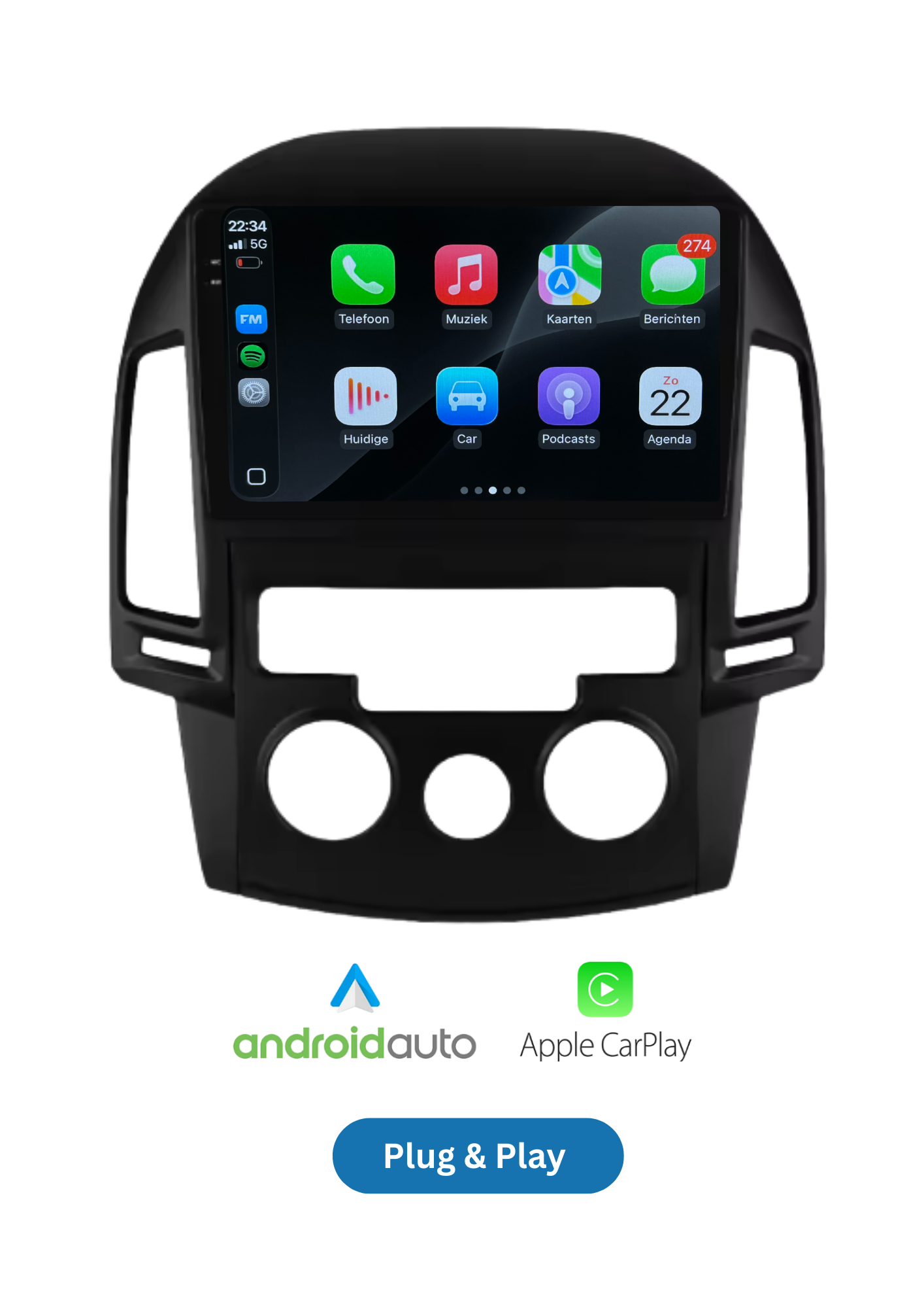Hyundai i30 | 2006–2011 | Drahtloses CarPlay & Android Auto | 64 GB