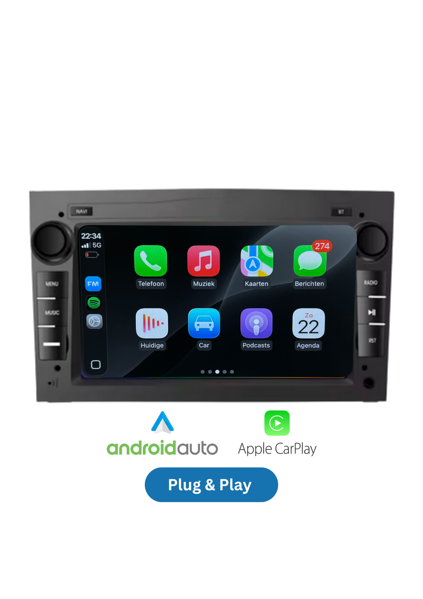 Opel Corsa, Astra, Combo (etc.) | CarPlay & Android Auto | 2004-2016 | 64GB