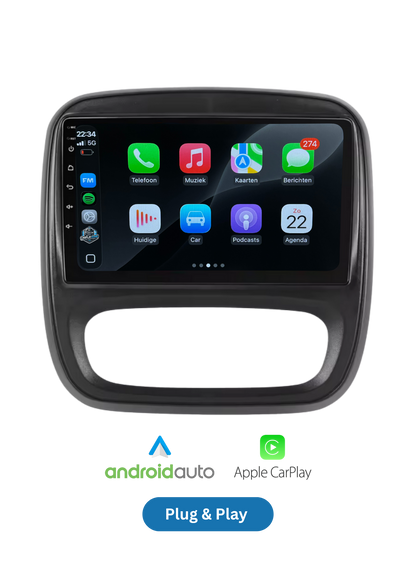 Renault Traffic & Opel Vivaro & Fiat Talento | CarPlay & Android Auto | 64GB
