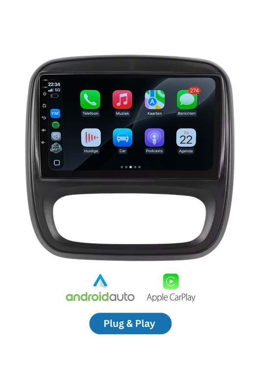Renault Traffic & Opel Vivaro & Fiat Talento | CarPlay & Android Auto | 64GB