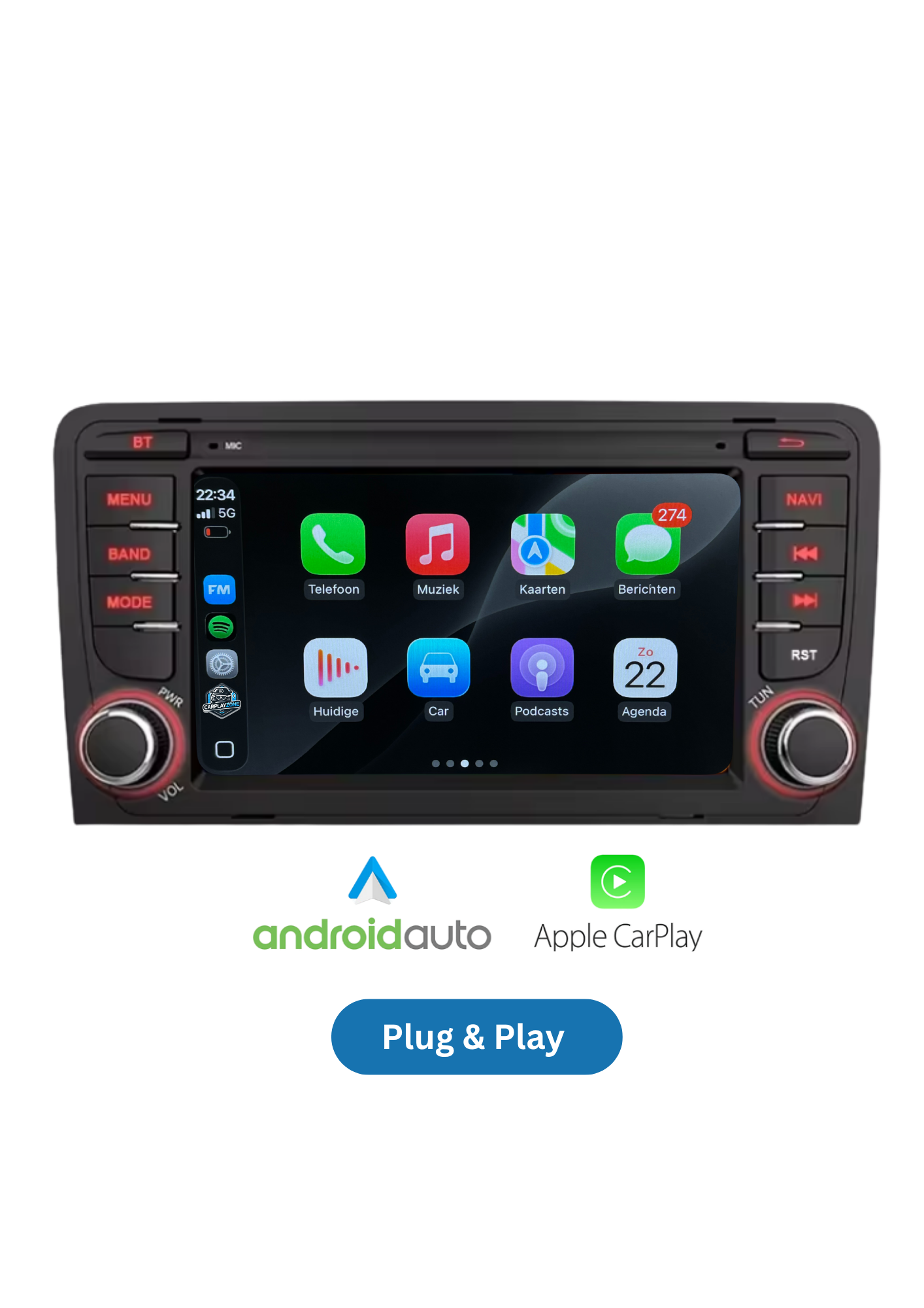 Audi A3 | CarPlay & Android Auto draadloos | 64 GB