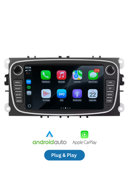 Ford Focus / Mondeo / S-MAX / Galaxy / Transit / Kuga | CarPlay & Android Auto | 64 GB