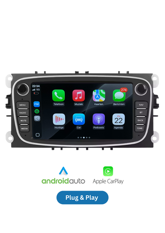 Ford Focus / Mondeo / S-MAX / Galaxy / Transit / Kuga | CarPlay & Android Auto | 64 GB