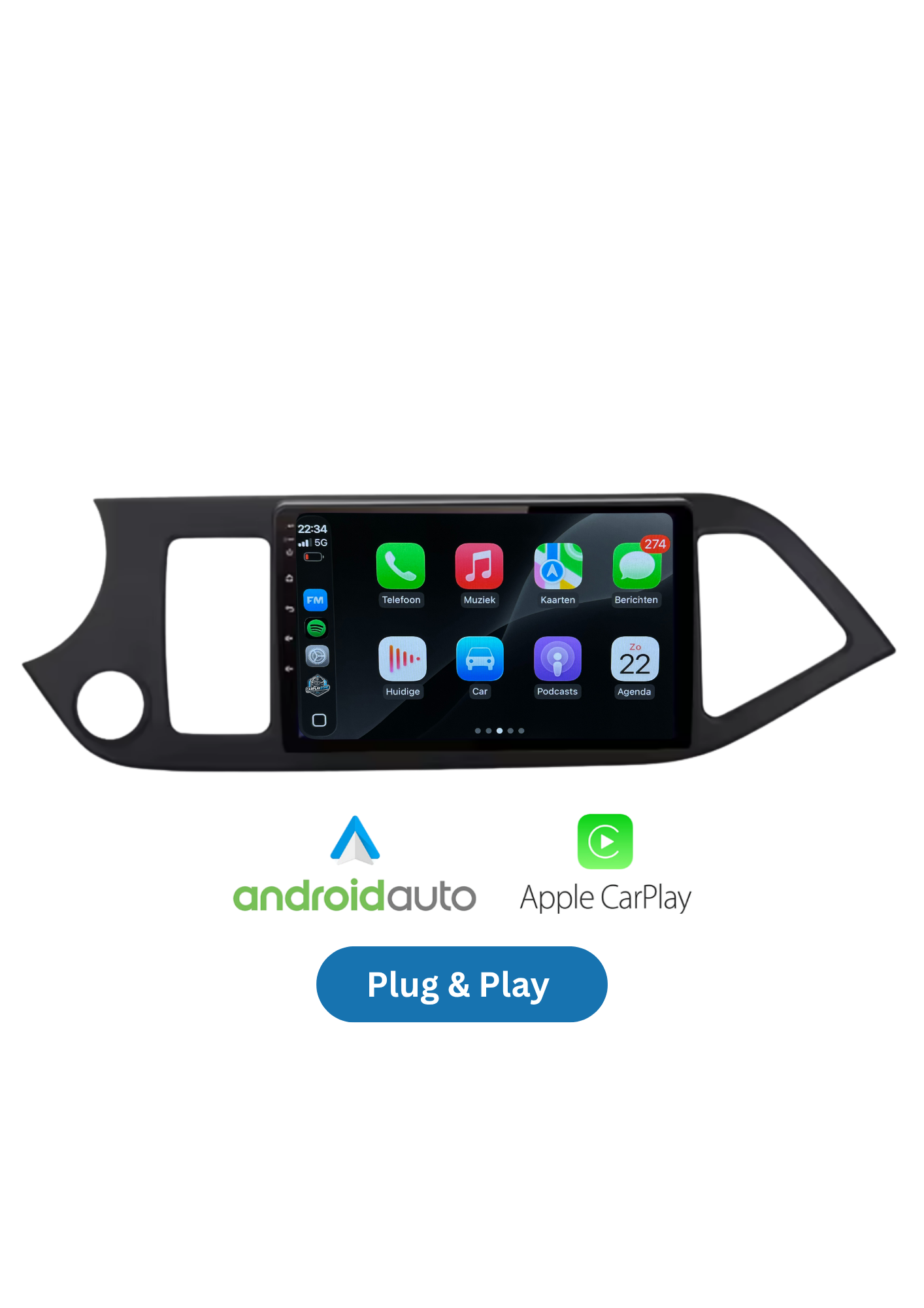 KIA Picanto | CarPlay & Android Auto | 2011-2018 | 64GB