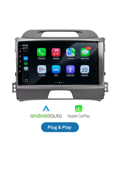 KIA Sportage | CarPlay & Android Auto | 2010–2016 | 64 GB