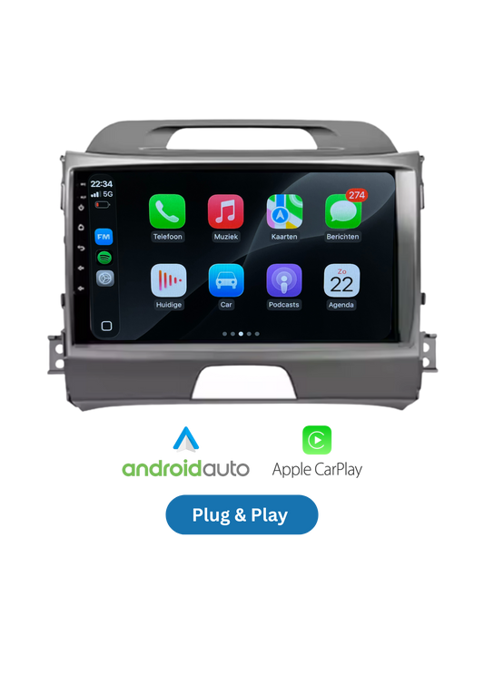 KIA Sportage | CarPlay & Android Auto | 2010–2016 | 64 GB