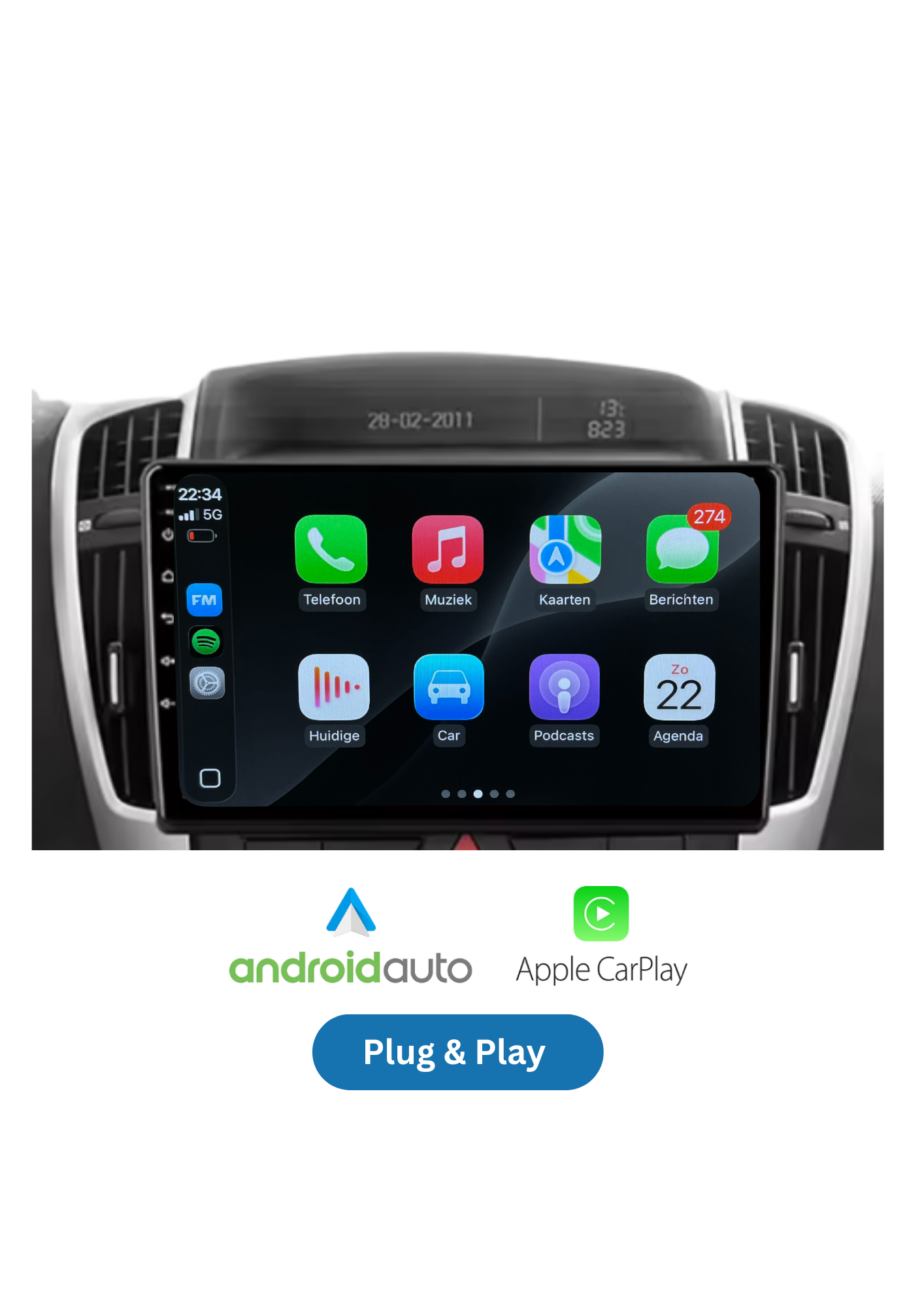 KIA Pro Ceed | CarPlay & Android Auto | 2006–2012 | 64 GB