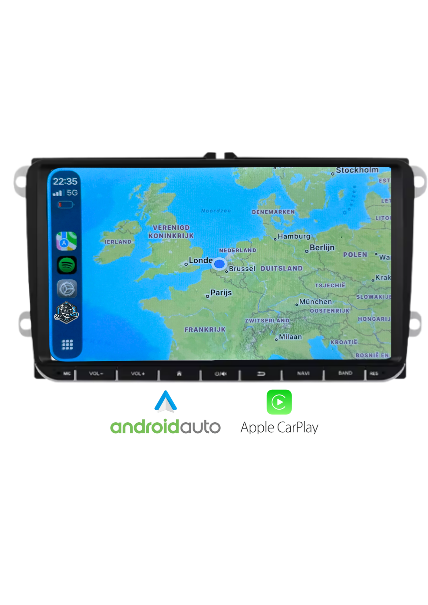 Skoda Bildschirm (9 INCH) | Carplay & Android auto drahtlos| 64 GB