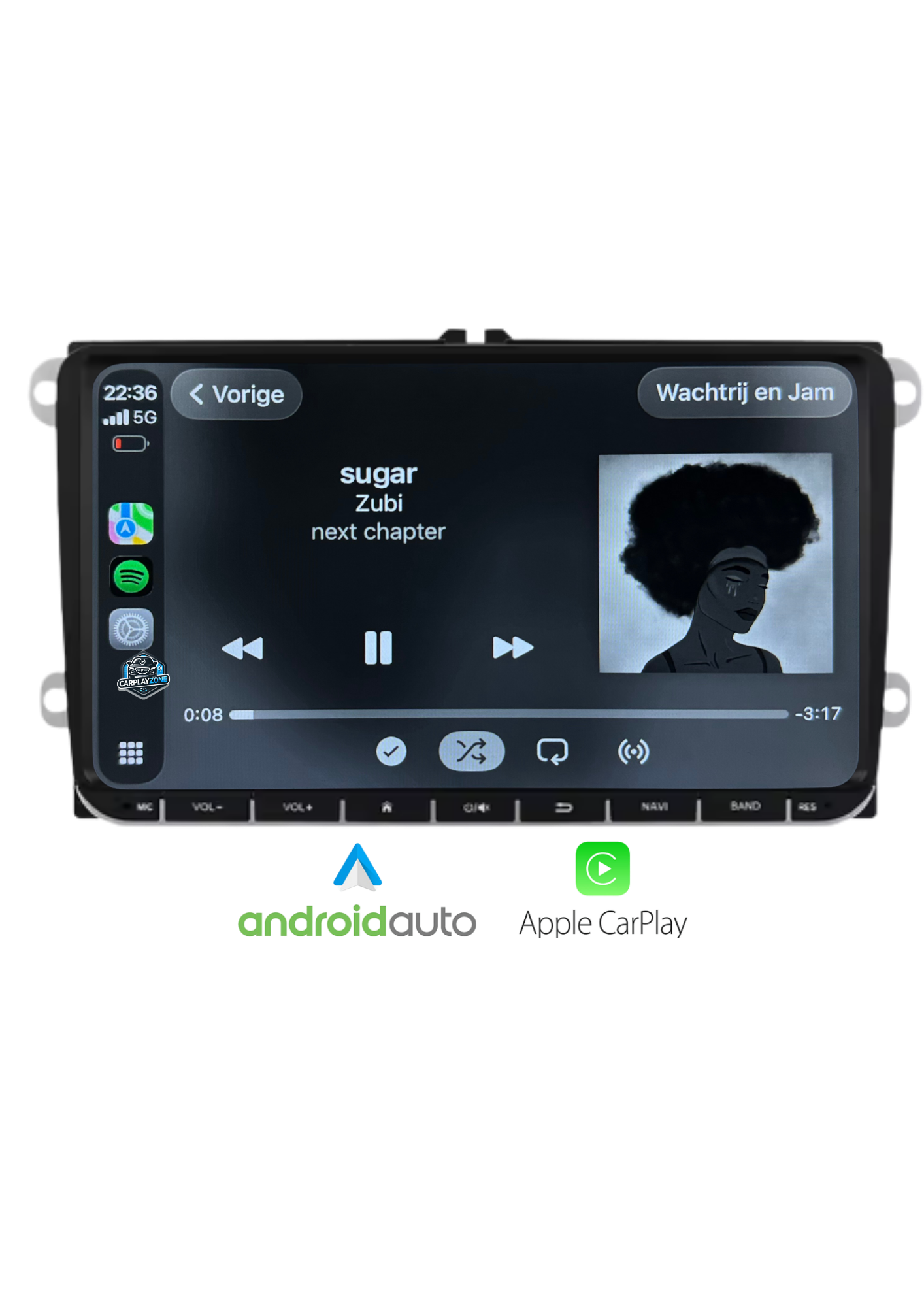 Skoda Bildschirm (9 INCH) | Carplay & Android auto drahtlos| 64 GB