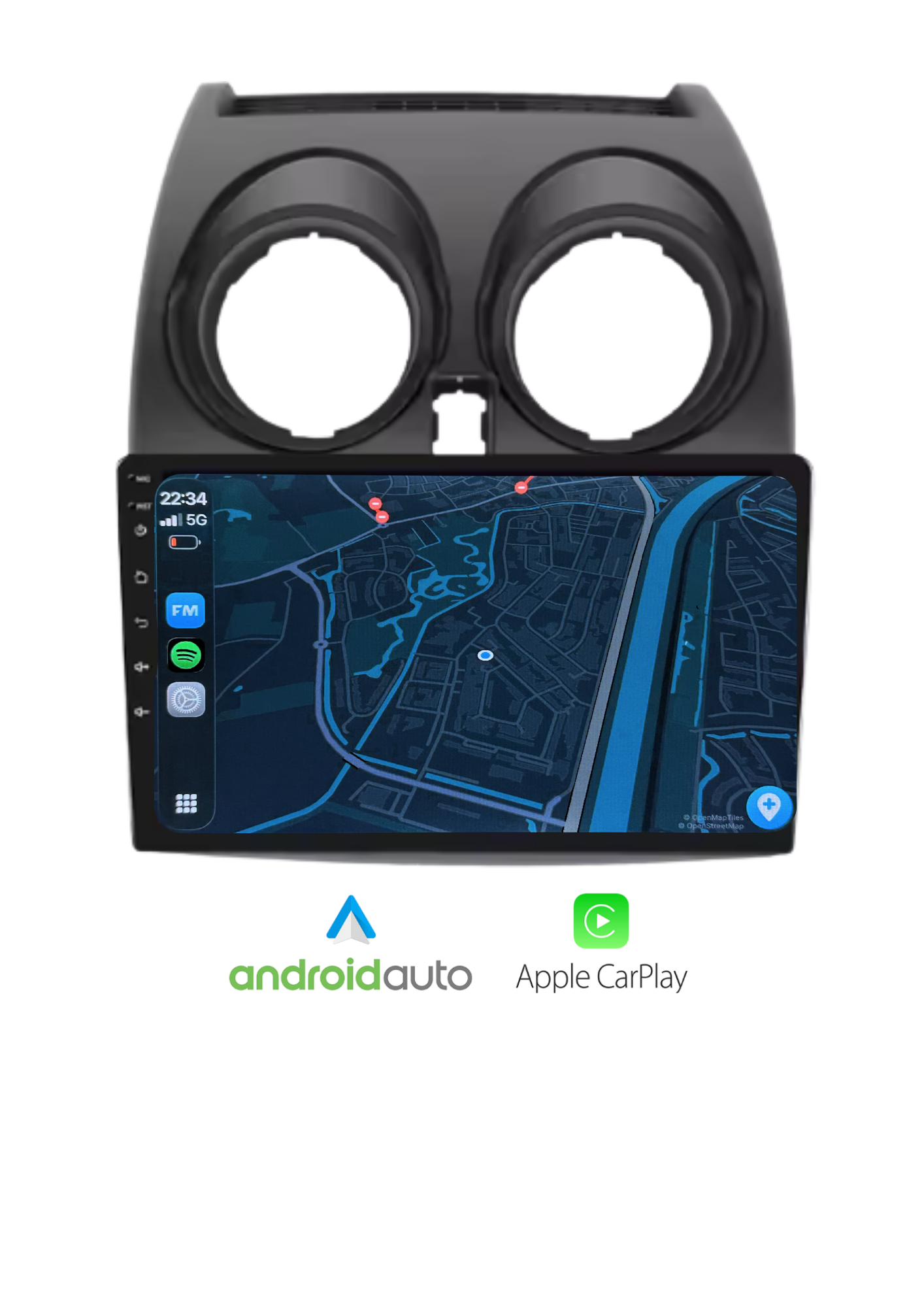 Nissan Qashqai | CarPlay & Android Auto | 2005–2015 | 64 GB