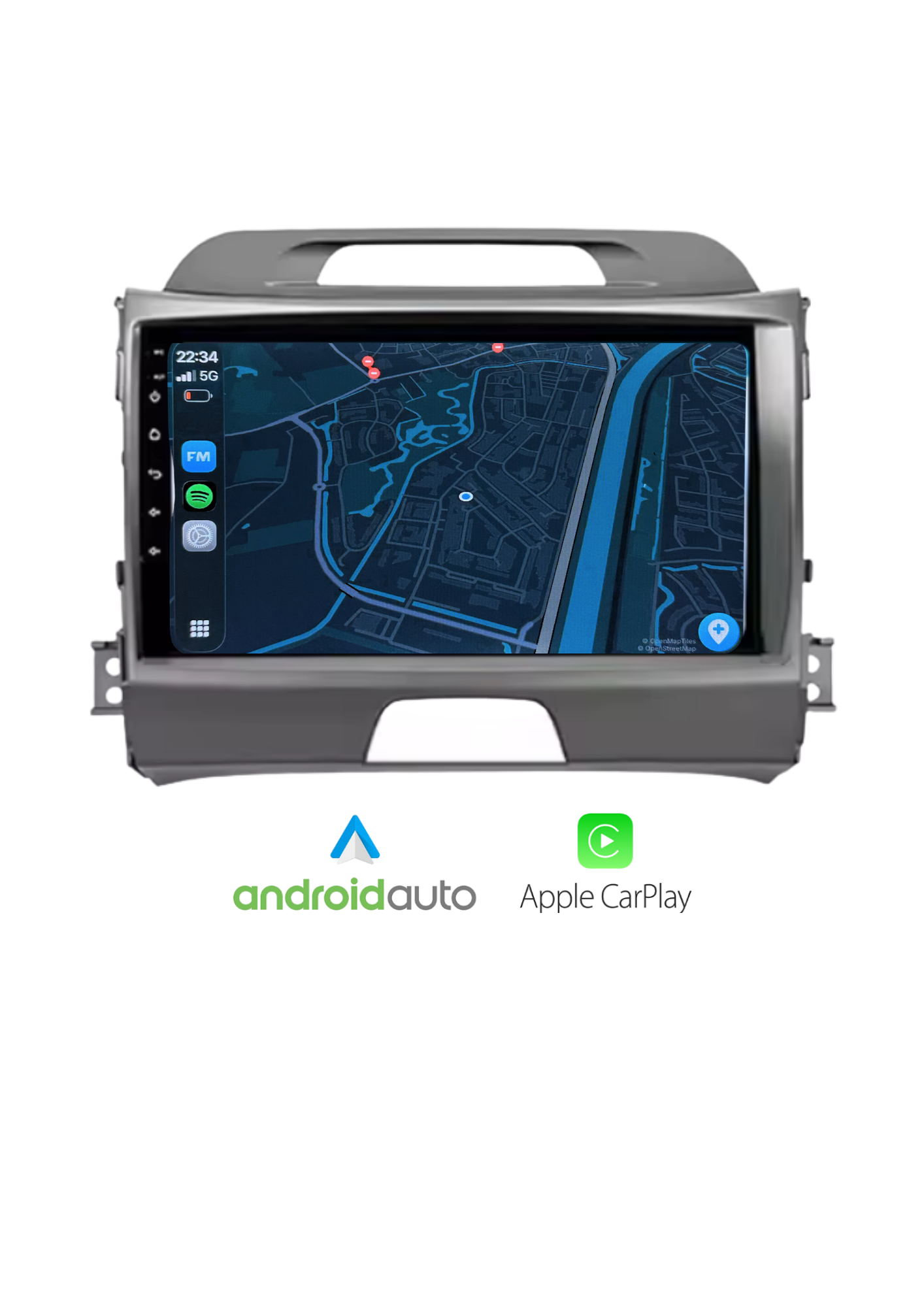 KIA Sportage | CarPlay & Android Auto | 2010–2016 | 64 GB