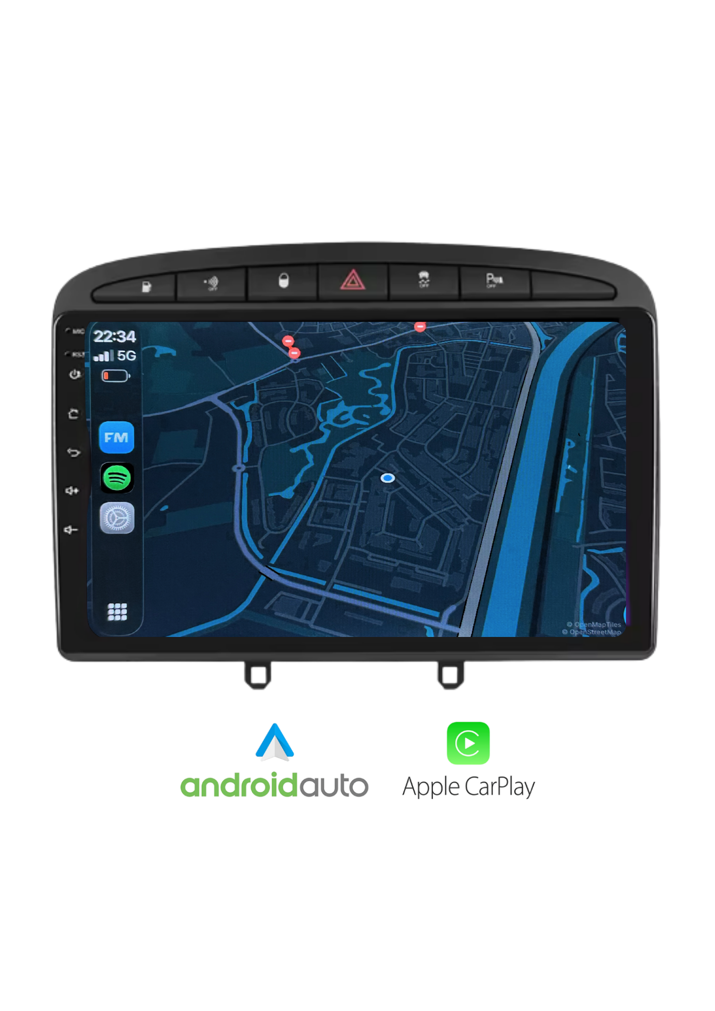Peugeot 308 | CarPlay & Android Auto | 2007–2015 | 64 GB