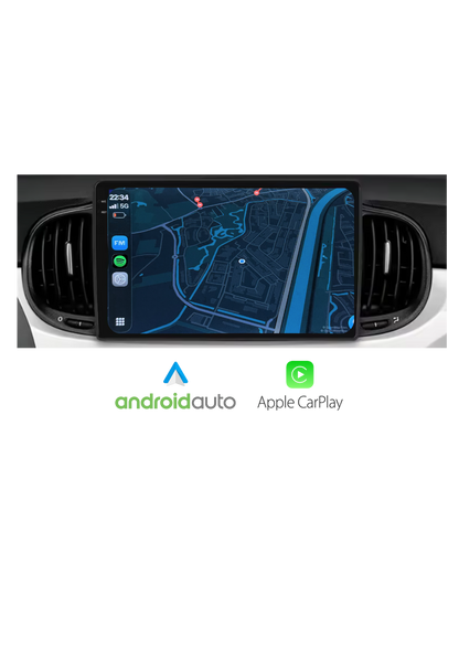 Fiat 500 9 Inch | CarPlay & Android Auto | 2016-2019 | 64GB