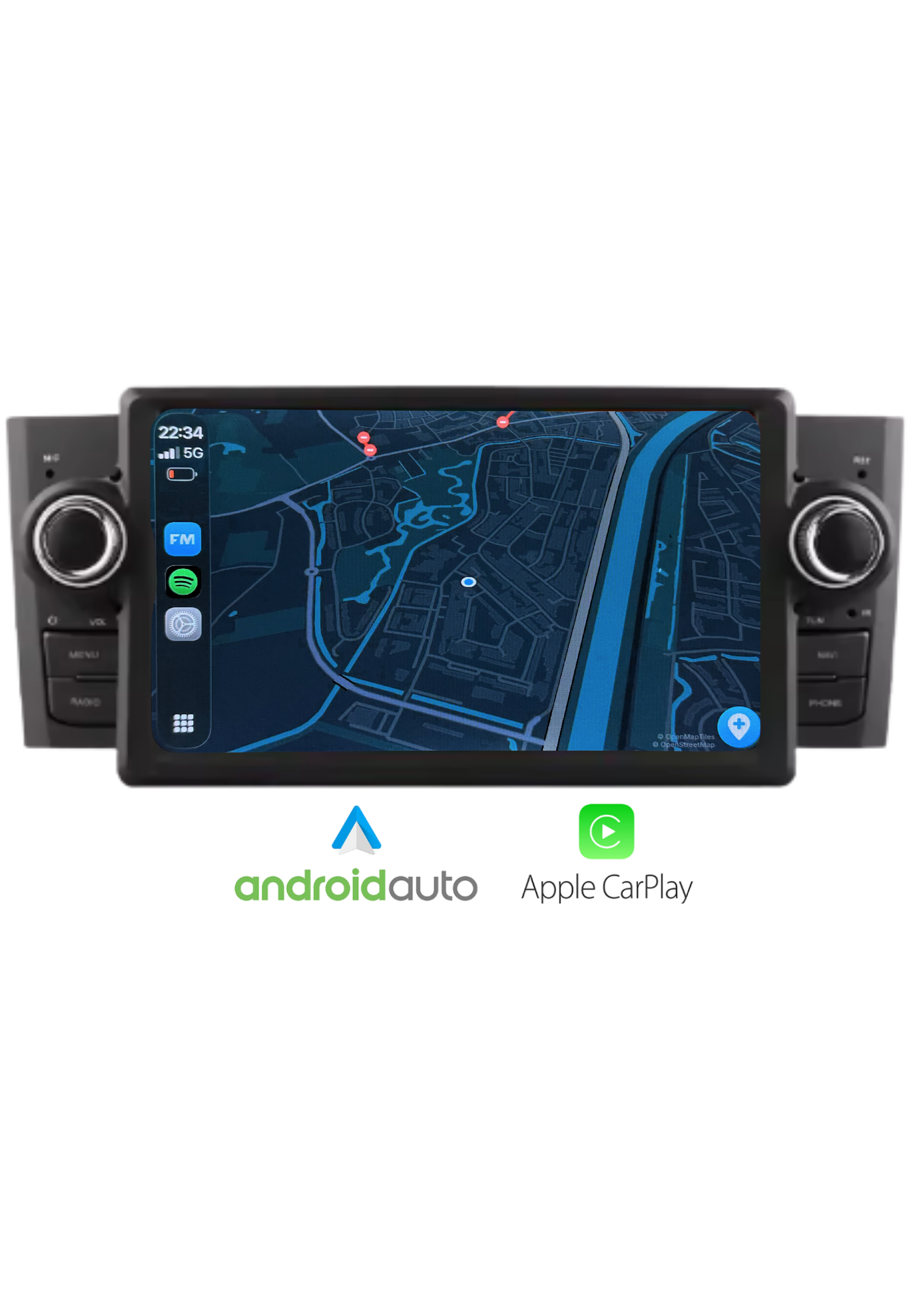 Fiat Punto | CarPlay & Android Auto | 2006–2015 | 64 GB