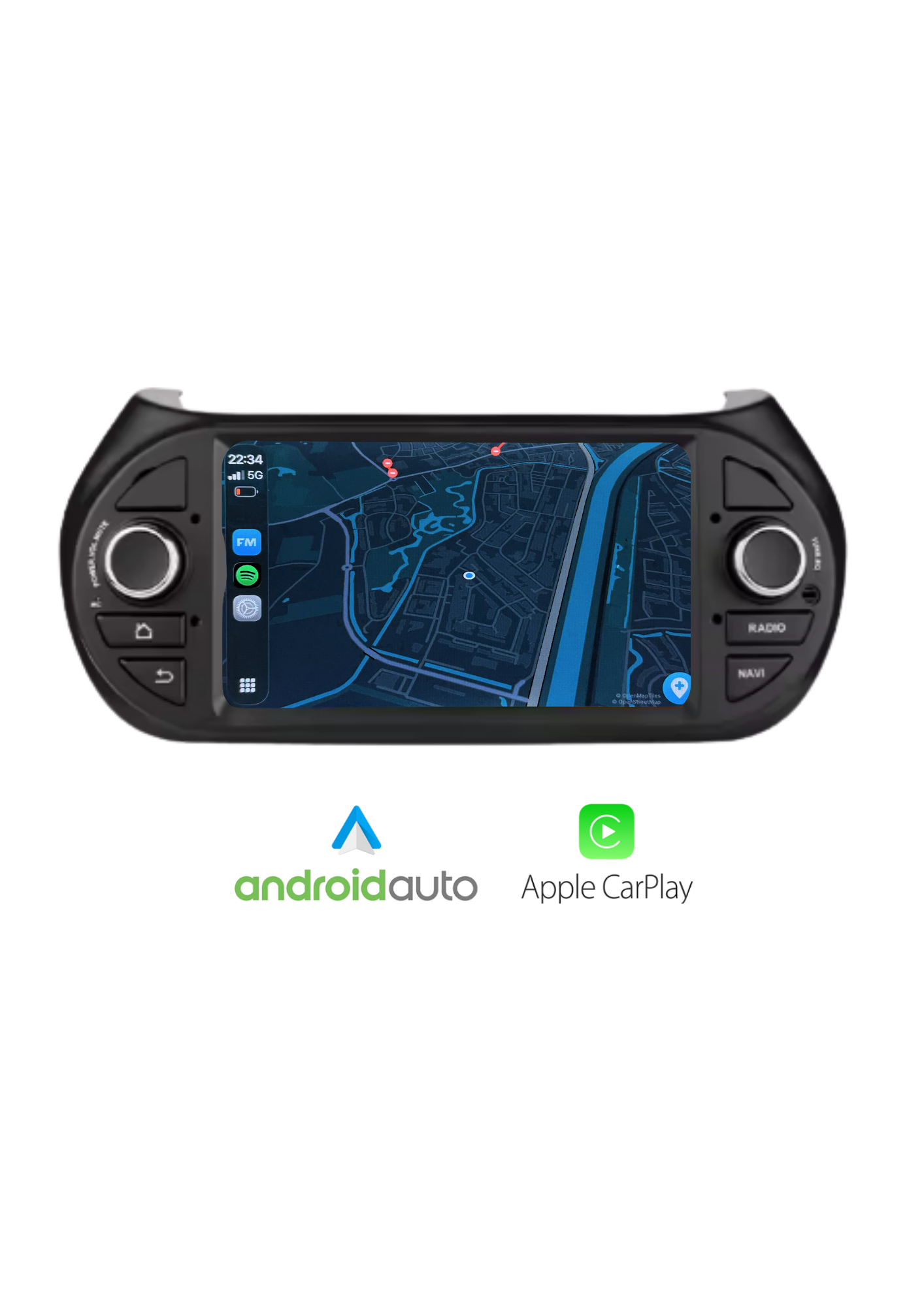 Citroën Nemo | Fiat Fiorino | Peugeot Bipper | CarPlay & Android Auto | 2008–2017