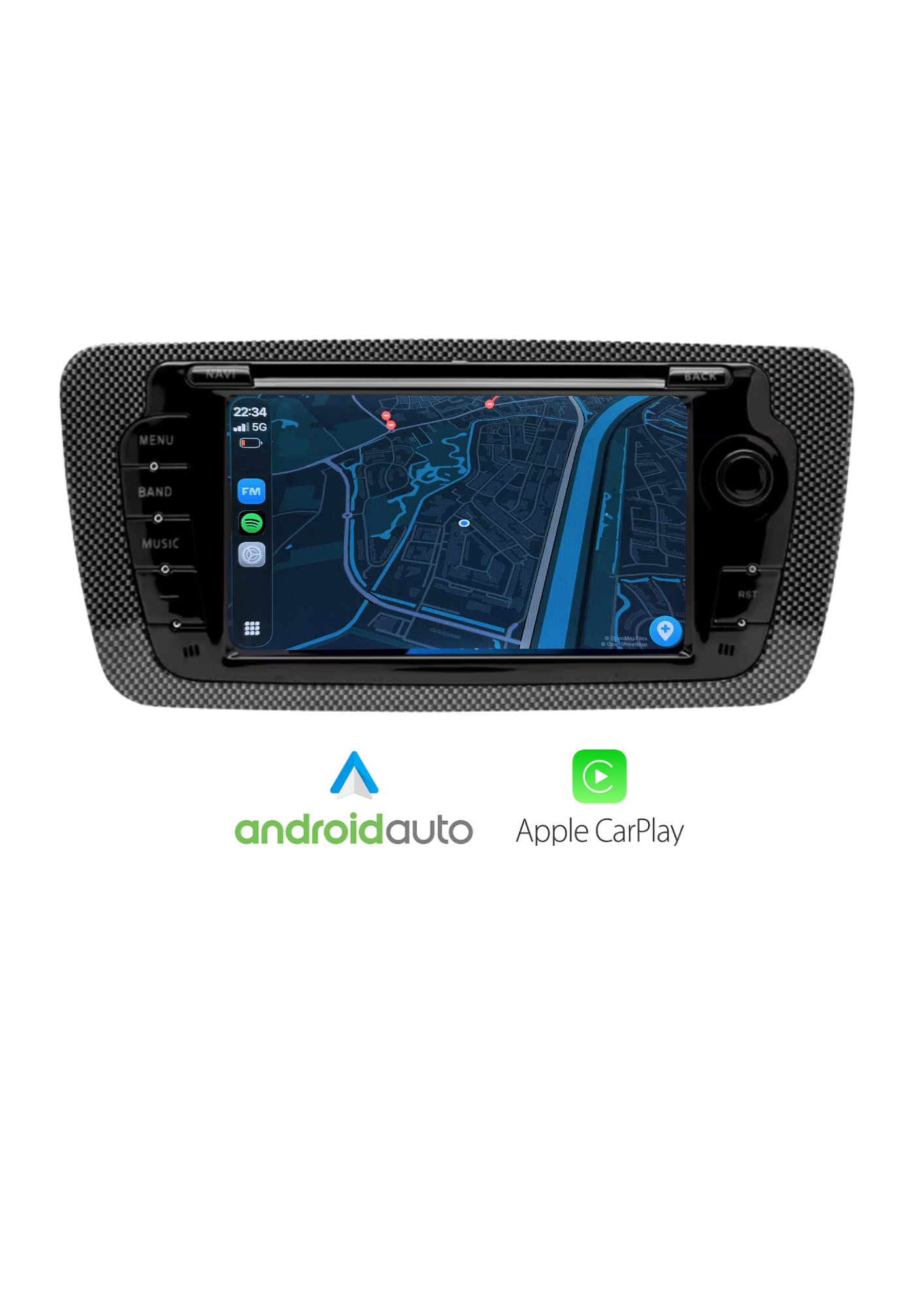 Seat Ibiza 7 Zoll – CarPlay & Android Auto – 64 GB