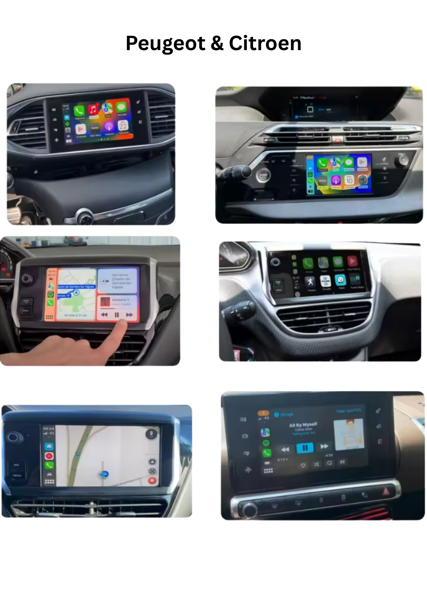 Peugeot & Citroën SMEG CarPlay-Modul | CarPlay & Android Auto | DS4, DS3, C3, C4, C5, C5, 307, 308, 508, 208, 3008