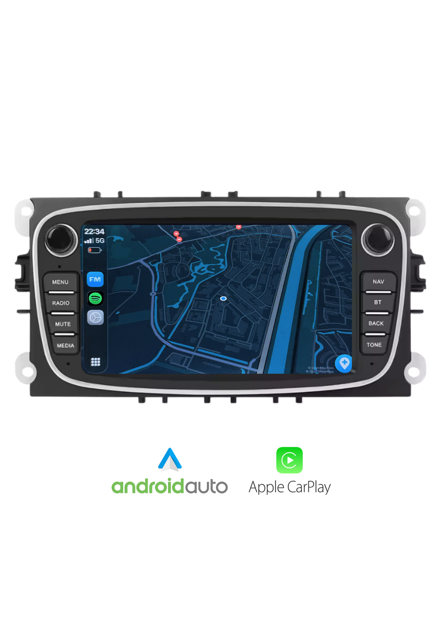 Ford Focus / Mondeo / S-MAX / Galaxy / Transit / Kuga | CarPlay & Android Auto | 64 GB