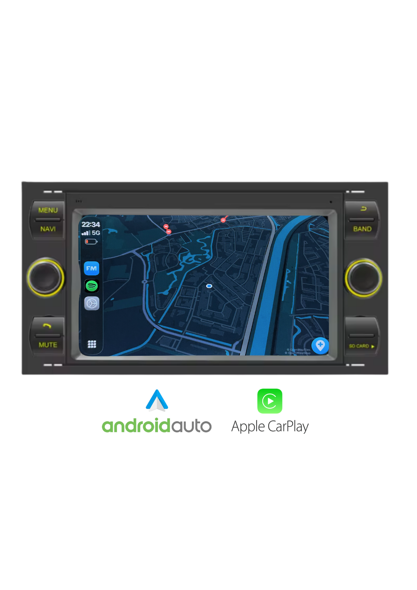 Ford Transit – C-Max – Focus | CarPlay & Android Auto | 64 GB