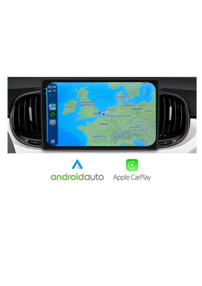 Fiat 500 9 Inch | CarPlay & Android Auto | 2016-2019 | 64GB