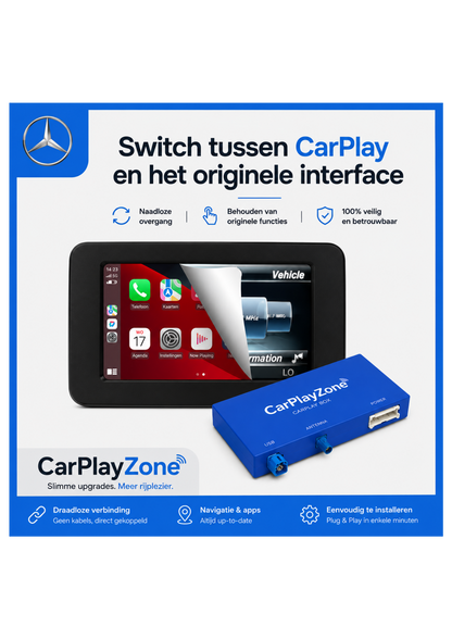 Mercedes CarPlay Box | Drahtloses Apple CarPlay & Android Auto