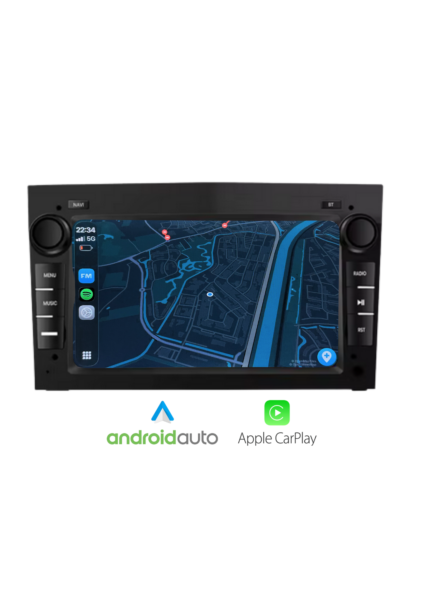 Opel Corsa, Astra, Combo (etc.) | CarPlay & Android Auto | 2004-2016 | 64GB