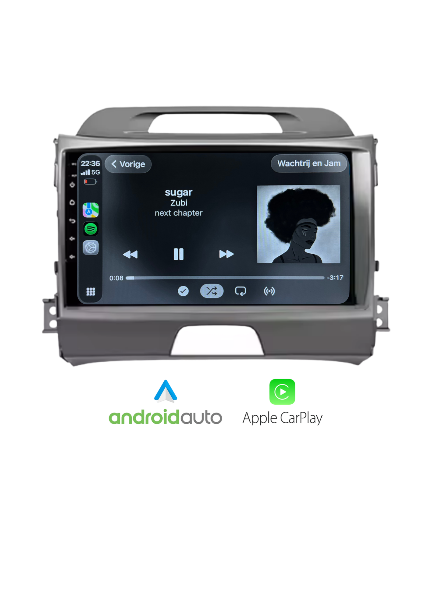 KIA Sportage | CarPlay & Android Auto | 2010–2016 | 64 GB