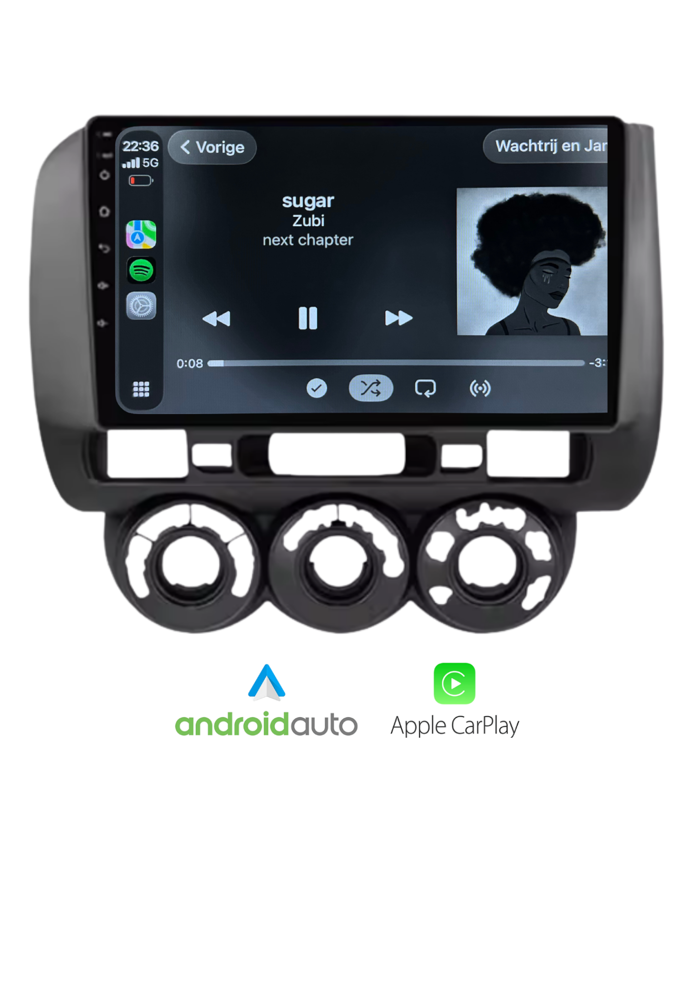 Honda Jazz | CarPlay & Android Auto | 2002–2007 | 64 GB