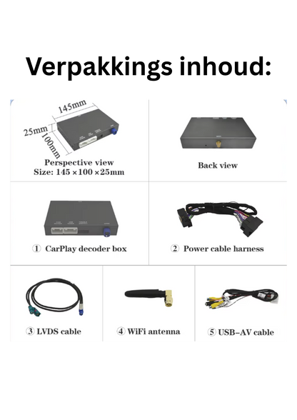 Ford Sync 2 CarPlay Box | Drahtloses Apple CarPlay & Android Auto