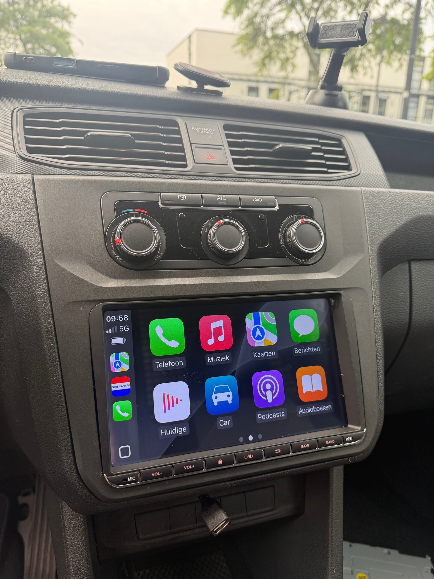 Volkswagen Bildschirm (9 INCH) | Carplay & Android auto drahtlos| 64 GB