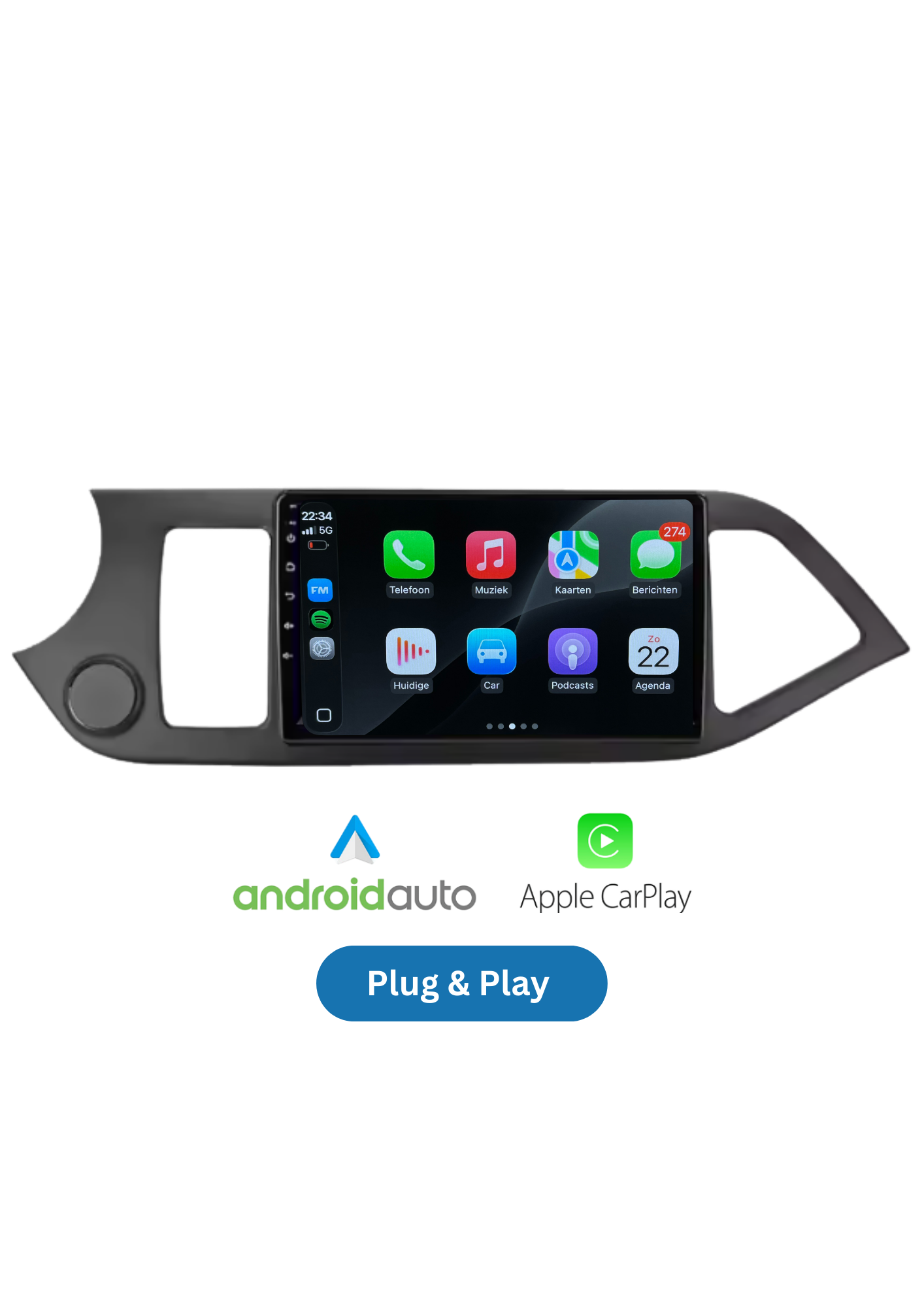 KIA Picanto | CarPlay & Android Auto | 2011-2018 | 64GB